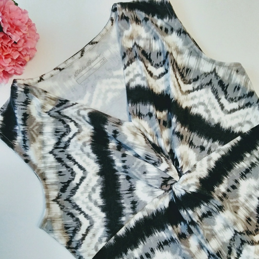 Eddie Bauer Twist Front Tank Top Size Medium